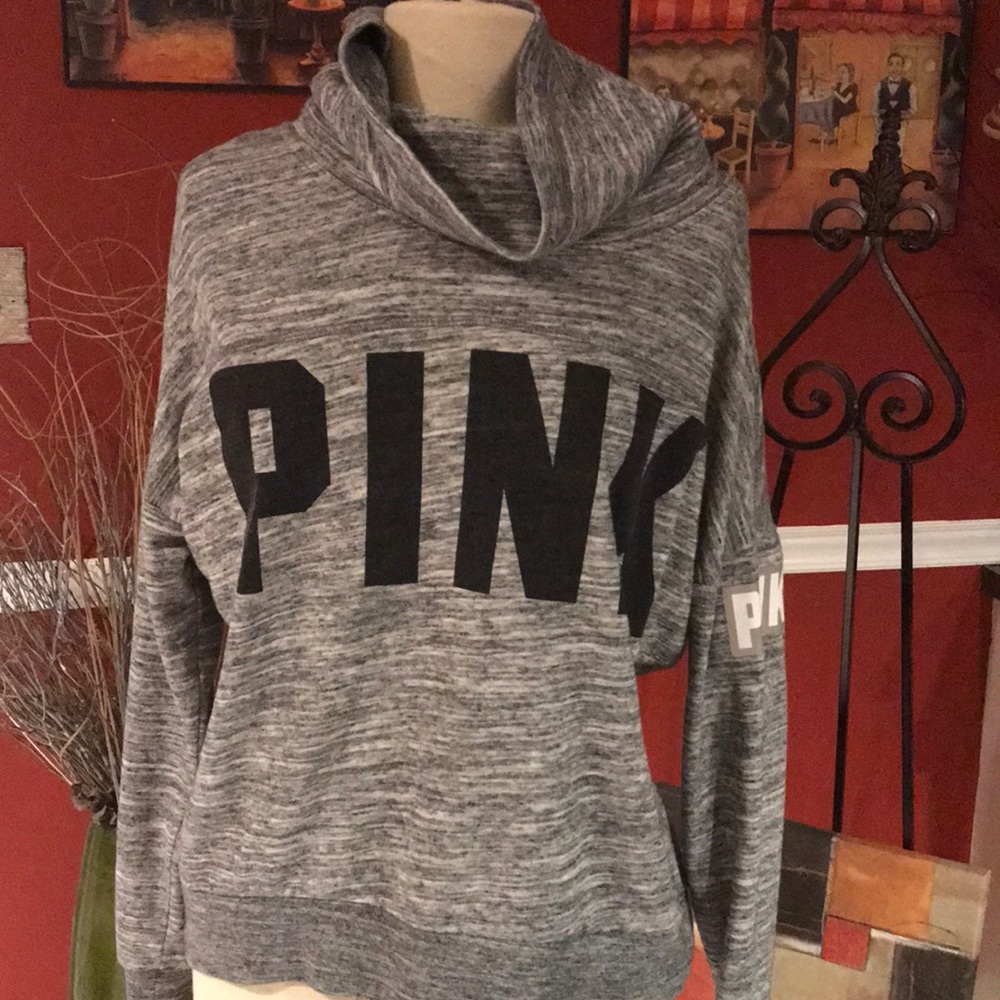Pink Victoria secret hoodie.